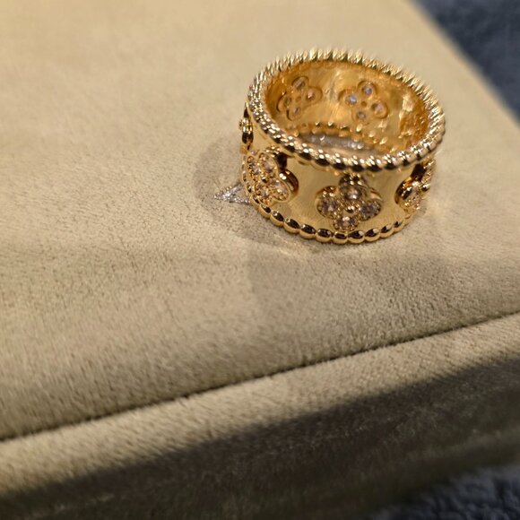 Perlée clovers ring - Picture 3 of 8